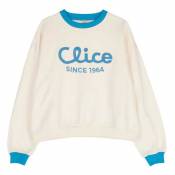 Clice Vintage Logo 02 Sweatshirt Beige M Femme