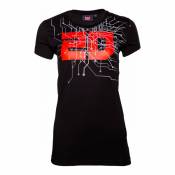 Tee-shirt femme Fabio Quartararo Cyber 20 noir/rouge- XS