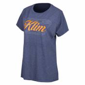 Klim T-shirt à Manches Courtes Kute Corp XS Navy Frost / Strike Orange