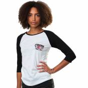 Eudoxie Baseball Girl Gang Long Sleeve T-shirt Noir 2XL Femme