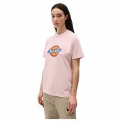 Dickies T-shirt Manche Courte Icon Logo L Light Pink
