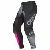 Oneal Les Pantalons Element Racewear 38 Black / Grey / Pink