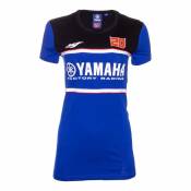 Tee-shirt femme Dual Yamaha Fabio Quartararo 20 bleu/rouge- XL