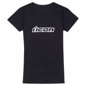 Icon Clasicon Short Sleeve T-shirt Noir L Femme