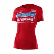 T-Shirt manches courtes TroyLee design GASGAS TEAM 2021 FEMME
