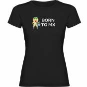 Kruskis T-shirt à Manches Courtes Born To Mx S Black