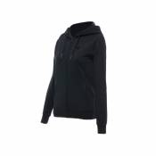 Sweat zippé à capuche femme Dainese Logo Lady noir/noir- XL