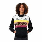 Blouson textile femme Eudoxie Racing blanc/orange/noir- S