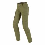 Pantalon textile femme Spidi Pathfinder lady vert militaire- US-33