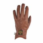 Helstons Summer Leather Gloves Woman Helstons Swallowair Marron 6