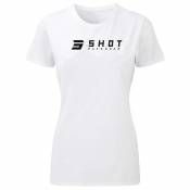 Shot Team 2.0 Short Sleeve T-shirt Blanc XL
