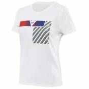 Dainese T-shirt à Manches Courtes Illusion L White / Dark Grey / Red