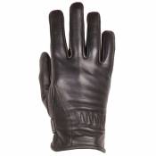 Helstons Summer Leather Gloves Woman Helstons Cream Noir 9