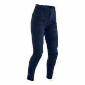 Jeans moto femme RST Jegging bleu- XS