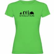 Kruskis T-shirt à Manches Courtes Evolution Motard M Light Green