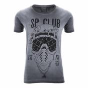 T-shirt Acerbis enfant SP Club Diver Kid gris chiné- 2XL
