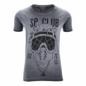 T-shirt Acerbis enfant SP Club Diver Kid gris chiné- L
