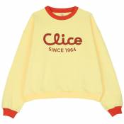 Clice Vintage Logo 12 Sweatshirt Jaune S Femme