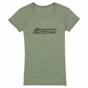 Icon Clasicon Short Sleeve T-shirt Vert M Femme