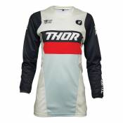 Maillot cross femme Thor Pulse Racer vintage blanc/midnight- XS