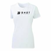 Tee-shirt femme Shot Team blanc- S