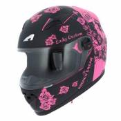 Astone Gt2 Custom Kid Full Face Helmet Noir,Rose M