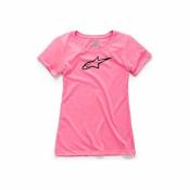 Tee-shirt femme Alpinestars Ageless rose- L