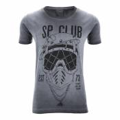 T-shirt Acerbis enfant SP Club Diver Kid gris chiné- M