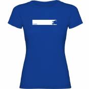 Kruskis Motorbike Frame Short Sleeve T-shirt Bleu XL