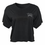 T-shirt femme Thor Metal crop top noir- L