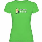 Kruskis Born To Mx Short Sleeve T-shirt Vert 2XL