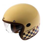 Casque jet Helstons Course Helmet beige- L