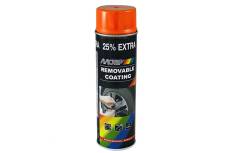 Bombe de peinture pelable orange Motip Sprayplast 500ml (Aérosol)