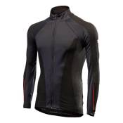 Maillot manches longues Sixs Wind Jersey WT noire/rouge- M