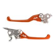 Paire de leviers retournables Kite Orange - KTM SX 65cc 14-21