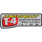 Autocollant Pro Circuit pour Ã©chappement Ti-4 Slip-on 08