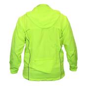 Veste de cyclisme coupe-vent jaune fluo- L