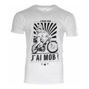 Tee-shirt BÃ©canerie JâAI MOB blanc- S