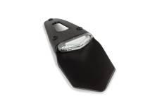 Support de plaque avec feu arrière à Led transparent Moto Supermotard