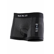 Boxer Sixs Box2 carbon black avec coussinet- M