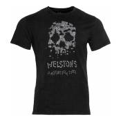 Tee-shirt Helstons Bones noir/blanc- S