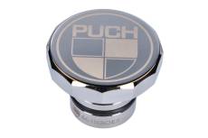 Bouchon de réservoir 66Heroes alu chromé avec logo Puch pour Puch Maxi