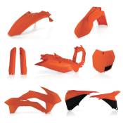 Kit plastique complet Acerbis KTM 125 SX 2015 Orange Brillant