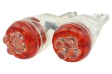 Ampoule feu de position STR8 LED 4 en 1 12V / T8 rouge