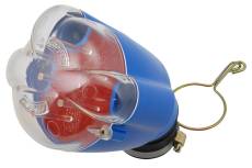 Filtre à air Doppler Tuning d.28 - 35mm coudé 45° Bleu