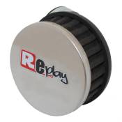 Filtre Ã air Replay R box noir/chrome coude D. 35/28