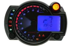Compteur de vitesse multifonction Koso RX2N jusqu'à 10000 tr/min fond noir