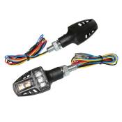 Clignotants LED arrière compact avec feu arrière et stop