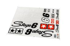 Planche de stickers A2 Stage6 Blanc