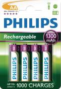 Batteries type AAA Philips R6B4A130/10